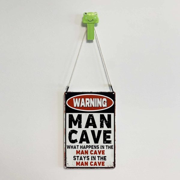 Funny Bar Sign Man Cave Vintage Metal Sign For Garage Home Bar Wall Decor