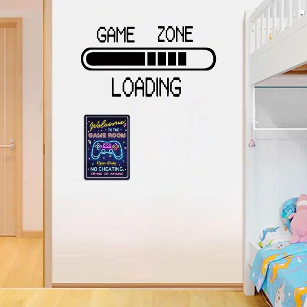 Welcome To The Game Room Sign For Gaming Room Wall Decor For Boys