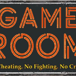 Game Room Sign - Gamer Gifts For Kids Room Decor